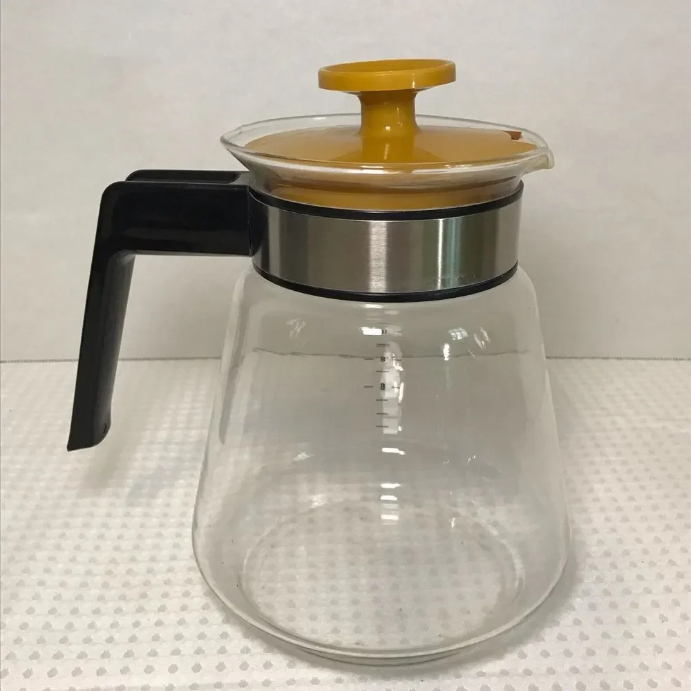 Vintage Harvest Gold 12 Cup Coffee Pot Carafe
